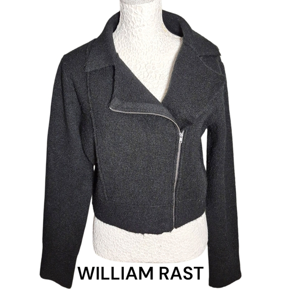 William Rast, Moto Sweater Jacket, Size L , NWT - Picture 1 of 7